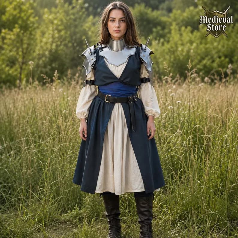 Medieval Knight Woman Armor Dress – Medieval Warrior Costume