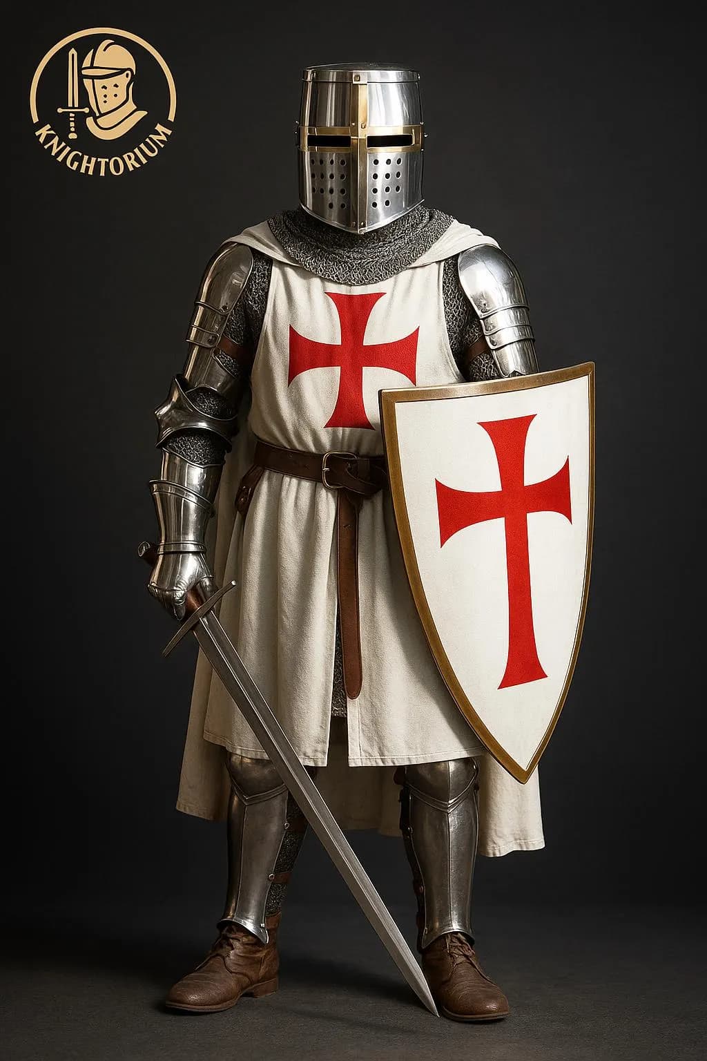 Templar Knight Armor Set | Steel Crusader Armor
