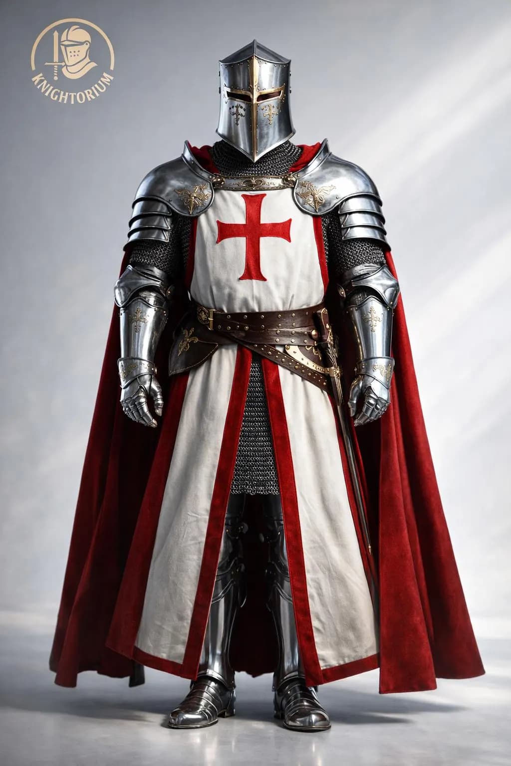 Templar Knight Armor Set | Medieval Crusader Steel Armor
