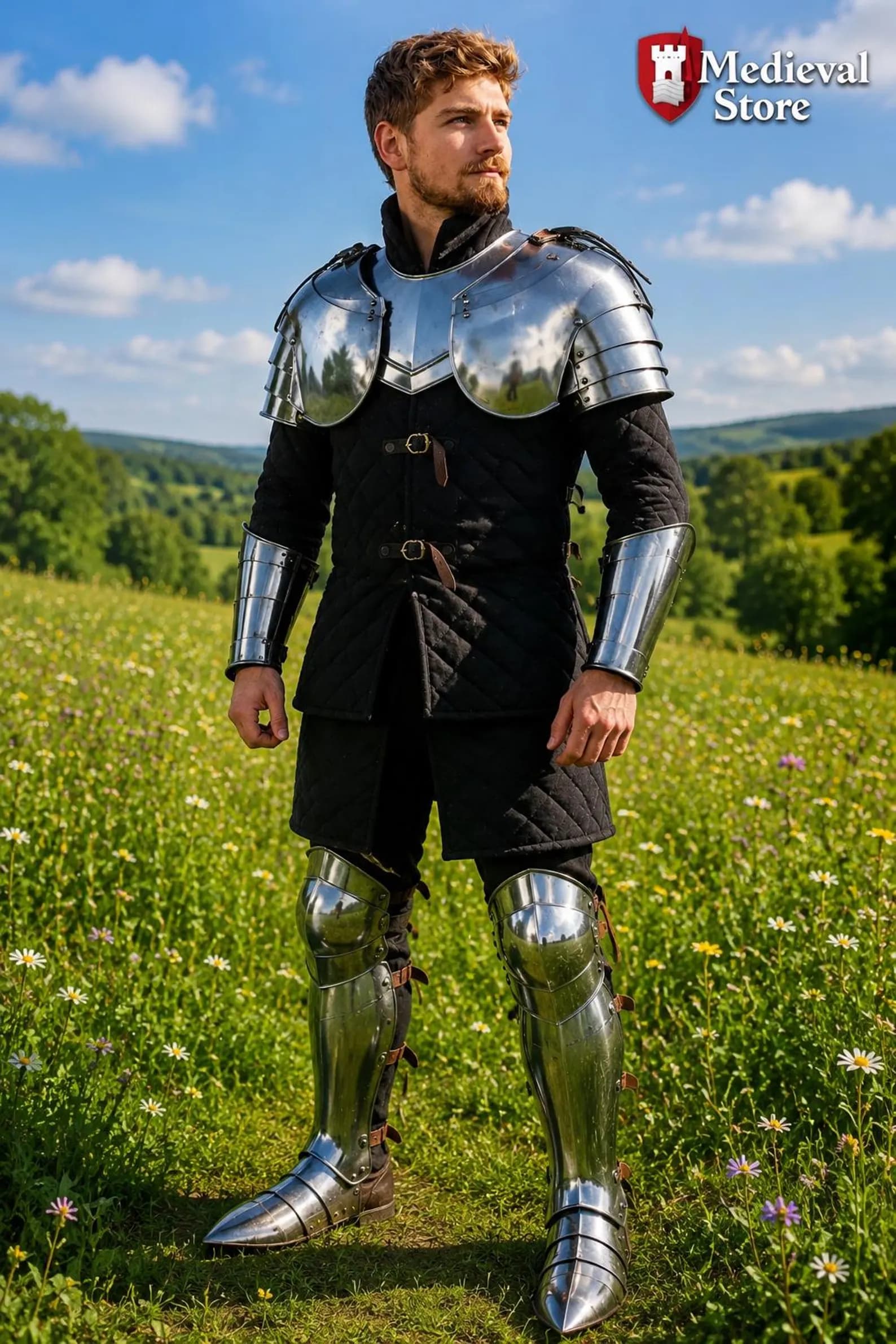 Medieval Knight Steel Armor Set | Full Plate Armor