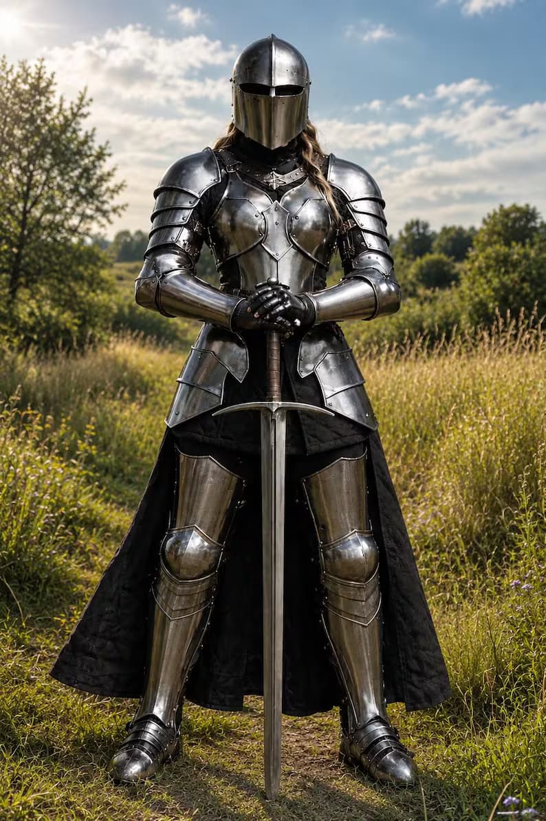 Medieval Knight Steel Armor Set | Full Plate Armor
