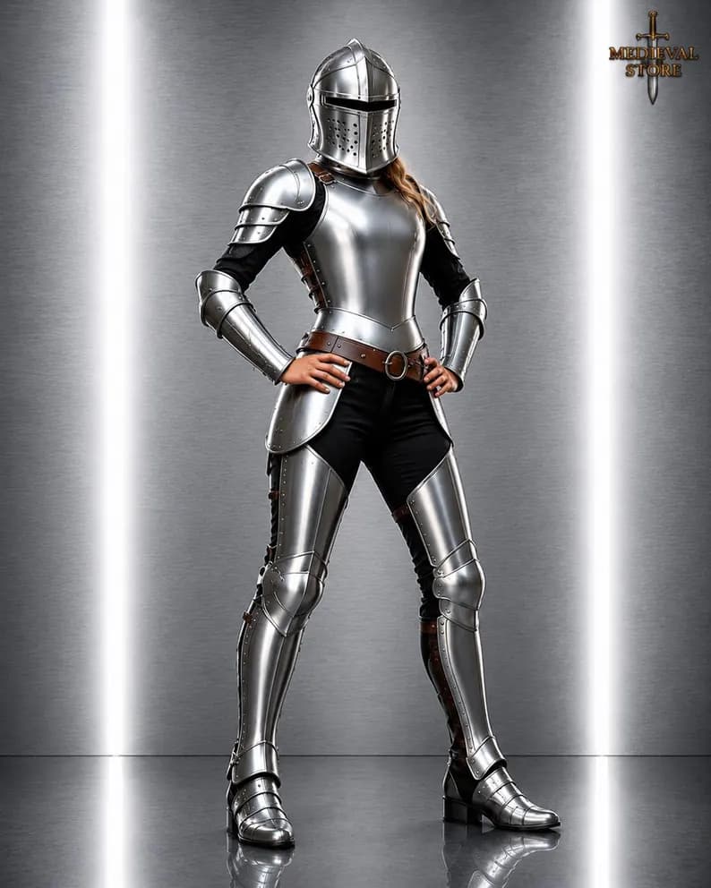 Women’s Medieval Steel Armor Set | Knight Plate Armor