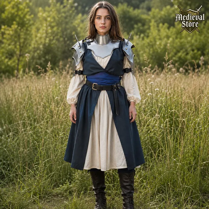 Medieval Knight Woman Armor Dress – Medieval Warrior Costume